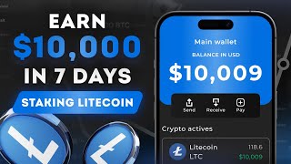 Earn 10000 in 7 Days with Litecoin Staking – NoRisk Passive Income for Beginners [upl. by Nnybor]