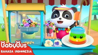 Jeli dan Popcorn yang Berwarnawarni 🍮🍿 Lagu Makanan Anak  Lagu Anak  BabyBus Bahasa Indonesia [upl. by Reedy]