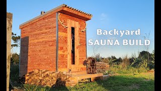 Backyard Sauna Build [upl. by Jed511]