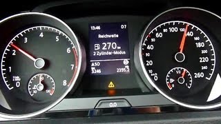 2012 VW GOLF 7 14 TSI BlueMotion Highline Bordcomputer 1113 [upl. by Mic]