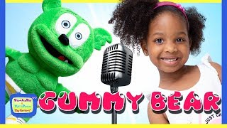 Kamdenboy amp Kyraboo Play a Magic Trick on KB Dad  Gummy Bear Song [upl. by Doralynn]