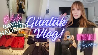 Günlük VlogDenemeli AlışverişBavul Hazırlığı💖 Gratis Addax [upl. by Tavish]