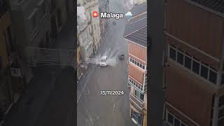 Malaga powódź w Hiszpanii hiszpajia españa inundación powódź katastrofa viral [upl. by Akinad]