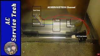 HVAC Installation Training Basics for Condensate Safety Switches Low Voltage Wiring Drain Trap [upl. by Crow]