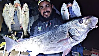 MONSTRUOS del TEMPORAL PESQUERON DIMOS CON ELLOS SURFCASTING GRANADA [upl. by Blackington]