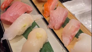 the best sushi go round here in JapanMUSASHIMARUSUSHI [upl. by Duky415]