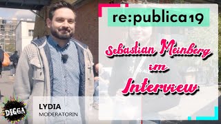 Sebastian Meinberg im Interview I republica 2019 [upl. by Marcile]