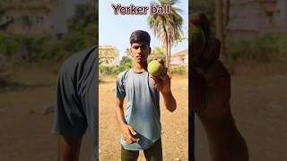 Yorker ball trick 🥵🥵 cricket ytshorts yorkers cricketlover trending foryou shorts [upl. by Dillon]