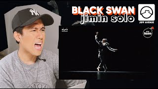 Performer Reacts to Jimin Black Swan Solo Behind The Scenes [upl. by Ozan]