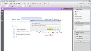 Adobe Acrobat How to Add A Hyperlink to Web Page PDF [upl. by Jasmin]