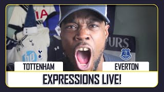 Tottenham vs Everton EXPRESSIONS LIVE WATCH ALONG [upl. by Naujled]