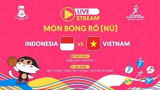 LIVE WOMENS BASKETBALL  INDONESIA VS VIETNAM  ASEAN SCHOOLS GAMES 2024 [upl. by Amabel]