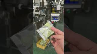 Matcha powder sachet packing machine auger dosing amp back seal sinoped [upl. by Gnni628]