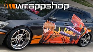 EVANGELION Itasha  エヴァンゲリオン 痛車   wrappshopeu [upl. by Alaric]