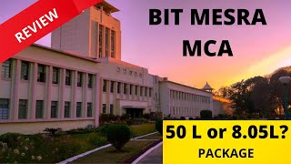 BIT Mesra  Placement  campus fees  cutoff  BIT MCA EXAM [upl. by Tonl738]