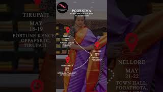 poornima prints spl exhibitions dates nagasreediaries trendingsaree [upl. by Ait]