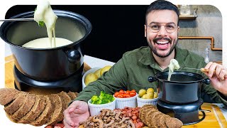 O CLÃSSICO FONDUE DE QUEIJO FÃCIL DE FAZER  Thigas Ribeiro [upl. by Maureen]