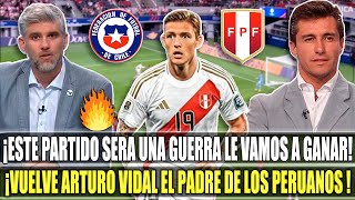 ¡SOBERBIOS PRENSA CHILENA CONFIADA EN GANARLE A PERU LUEGO DEL RETORNO DE VIDAL  ELIMINATORIAS [upl. by Lavinie171]