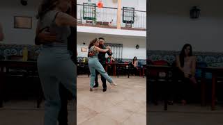 Tango lesson Tango forever sacada [upl. by Lydon]