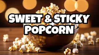 Delicious Marshmallow Caramel Popcorn A Sweet Treat [upl. by Ayomat]