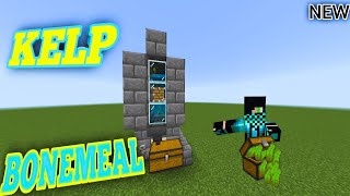 Best Working KELP BONEMEAL Farm in Minecraft Bedrock 121 [upl. by Dzoba]