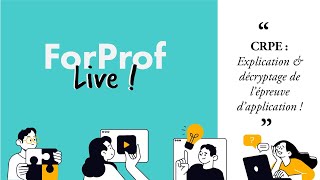 🎓 CRPE 2022  2023  🔎 Explication amp Décryptage EPREUVE APPLICATION [upl. by Hamburger]