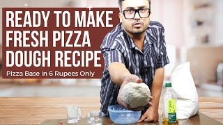 TTTea Pizza Dough Recipe  Pizza dough Flour  Best Easy Pizza Dough  No Mixer or Yeast Proofing [upl. by Allicsirp754]