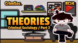 CRIMINOLOGY THEORIES Part 2 TAGALOG  Recap Episode [upl. by Hillegass]