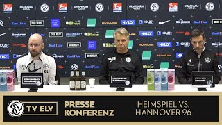 TVELV  Pressekonferenz  SV Elversberg vs Hannover 96  31 [upl. by Letnuahs763]