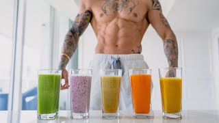 5 Healthy Smoothies  Shredded  Muscle [upl. by Francoise243]