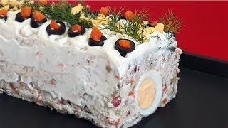 SALATA A LA RUSSE  O SALATA ELEGANTA PENTRU REVELION [upl. by Brezin103]