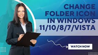 How to Change Folder Icon in Windows 11 10 8 7 or Vista  GearUpWindows Tutorial [upl. by Hambley]