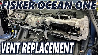 Fisker Ocean One  Vent Replacement amp Software Update 200 [upl. by Guillemette]