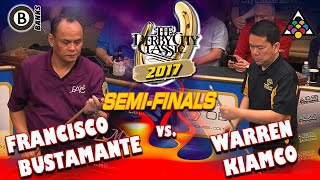 BANKS SEMIFINAL Francisco BUSTAMANTE vs Warren KIAMCO  2017 DERBY CITY CLASSIC BANKS DIVISION [upl. by Maxentia532]