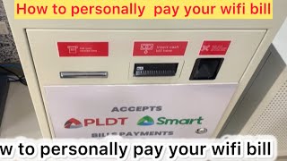 How to personally pay wifi bill at PLDTSMART Office [upl. by Merna]