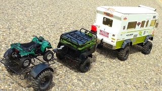 RC ADVENTURES  Not a quotTypicalquot RV Train 🇨🇦 quotLong Weekenderquot Off Road Winnebago amp RC ATV [upl. by Itsym]