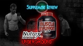 Nutrex Researchs Muscle Infusion Black Protein Review amp Taste Test [upl. by Aiset]