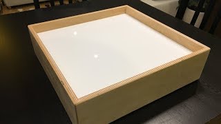 Ligh box  Light table build [upl. by Tenney]