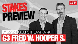 Grade 3 Fred W Hooper Stakes Preview  January 27 2024 [upl. by Vaclav]