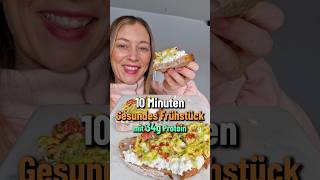 Avocado Toast Powerfrühstück  34g Protein in nur 10 Minuten [upl. by Arleta]