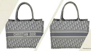 Christian Dior Medium Gray Oblique Book Tote  The Relux [upl. by Lucas]