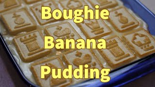 Boughie Banana Pudding  Homemade Layered w Nilla and Chessmen Cookies [upl. by Eltsyrk]