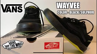 VANS WAYVEE Black Sulphur  Vans quotOFF THE WALLquot [upl. by Atiuqahs499]