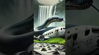 Nature scenerya plane wreck that became a playground for giant snakes snake nature scenery [upl. by Anrahs]