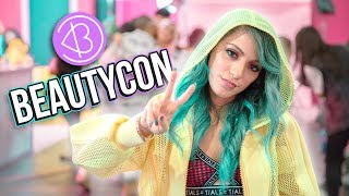 BEAUTYCON NYC 💄 HUGE Free Makeup Haul [upl. by Martica912]