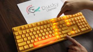 Ducky Yellow Keyboard [upl. by Anurag]