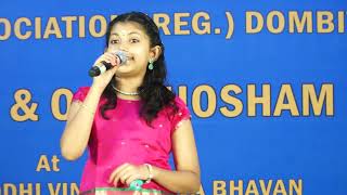 Onaghosham 2024  Song Mazhamukiloli varnan by Nidhi S Nair [upl. by Lotz]