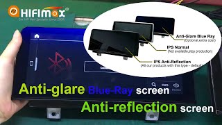 BMW Mercedes Benz Anti Glare Blue Ray screen VS Anti reflection screen Android GPS [upl. by Rosen]