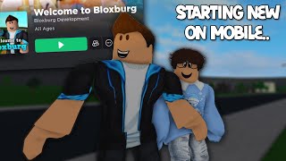 STARTING A NEW BLOXBURG MOBILE SERIES Part 1 [upl. by Rothenberg]