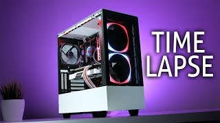 NZXT H510 ELITE Time Lapse Build AWESOME 1500€ Gaming PC [upl. by Oicanata279]